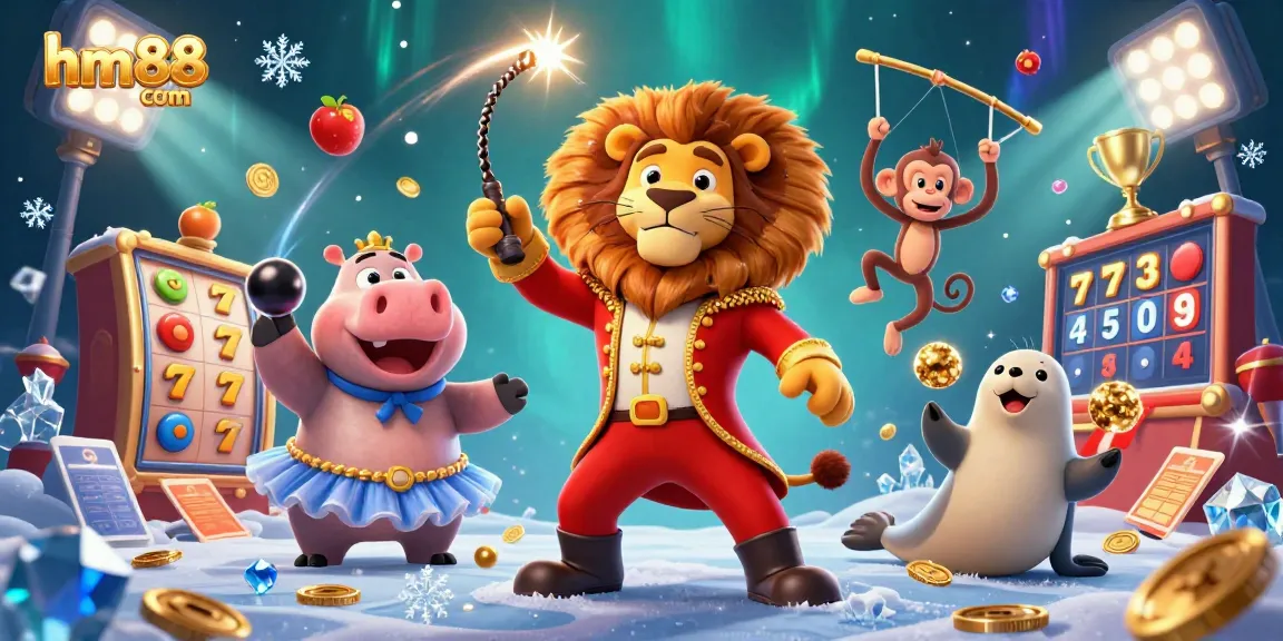 Experience thrilling slots action at hm88 com with vibrant 3D casino characters and game elements.
