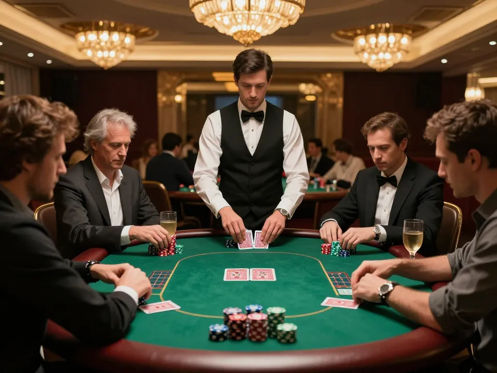Experience a high-stakes poker game at 79win with players strategizing for big wins