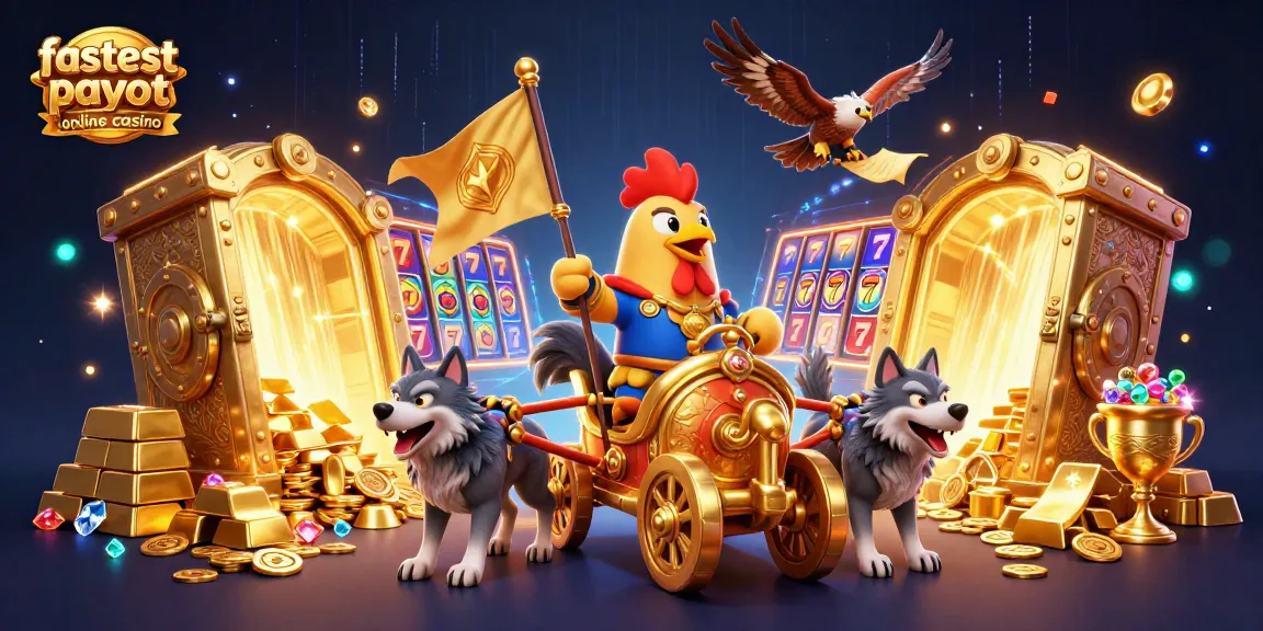 Experience the thrill of the fastest payout online casino with dynamic elements and vibrant characters.