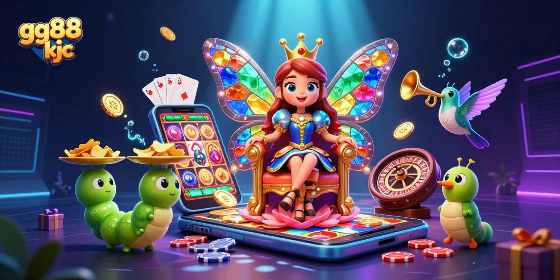 Experience the excitement of gg88 kjc with vibrant slot games and captivating characters in a magical casino world.