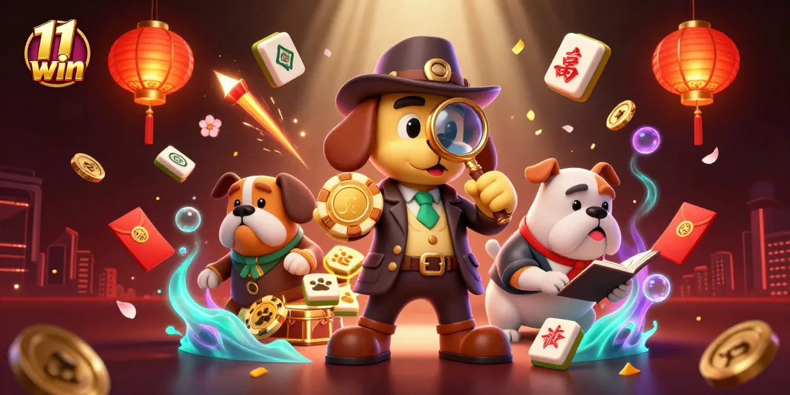 Join the fun with 11 win as the detective duo uncovers casino treasures in a vibrant, animated scene.