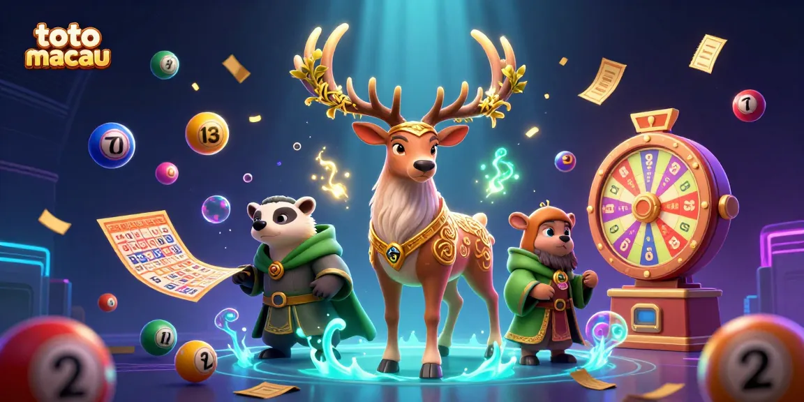 Toto Macau menghadirkan permainan menarik dengan bola lotere berwarna serta kartu bingo yang disertakan
