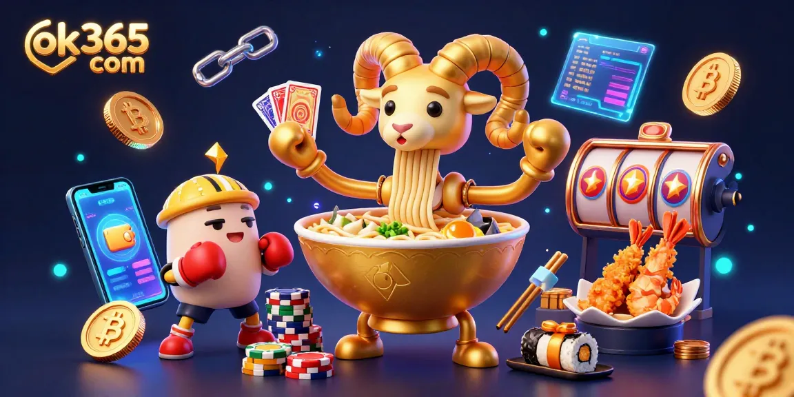Experience thrilling casino action at ok365 com with vibrant 3D characters and flashing game elements.