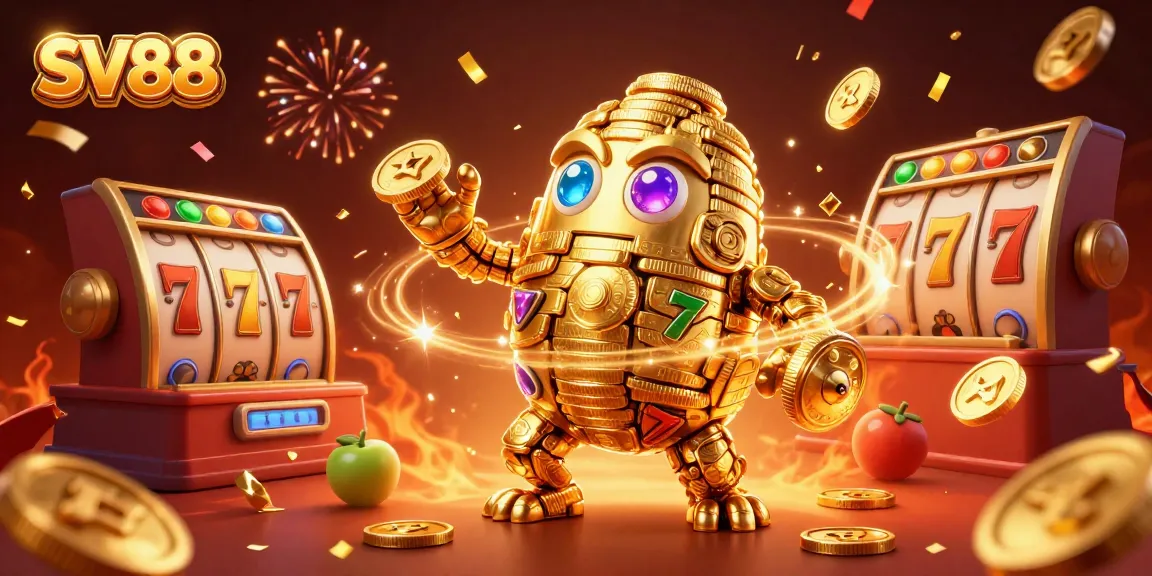 Experience the excitement of SV88 with dynamic slot action and golden golem characters.