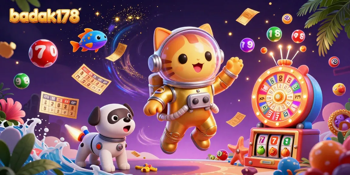 Play engaging casino games at badak178 with colorful, dynamic gaming elements and characters.