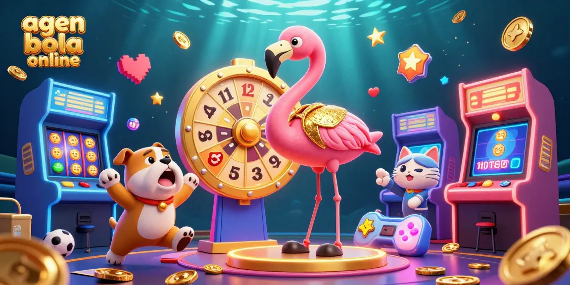 Engage with agen bola online and spin to win with vibrant casino-themed gaming excitement!