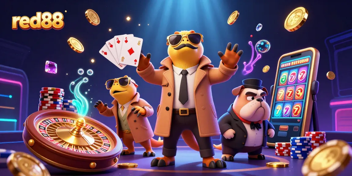 Experience fun and excitement at red88 with raptors in disguise at a VIP casino lounge.