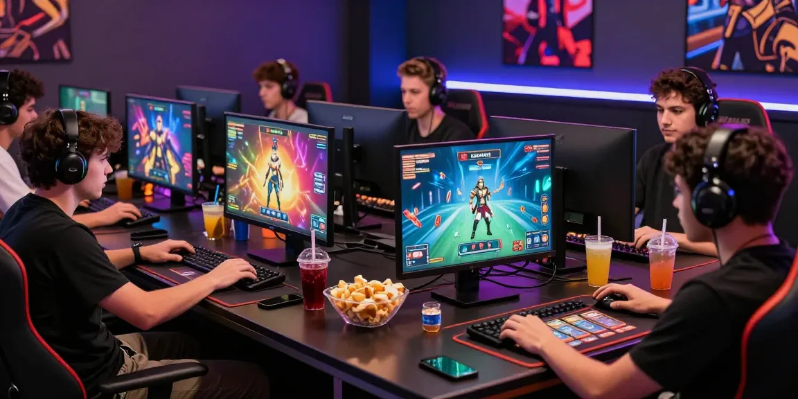 Engaged players enjoying rikvip gaming experience with colorful graphics and community spirit.